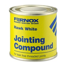 Fernox Hawk White Pipe Jointing Compound Leak Free Joints 200g, LS-X , WATER HA