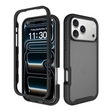 For iPhone 18 17 Pro Max Air 16e 17e Shock-Absorbent Matte Back Case Cover