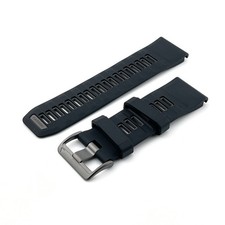 Silicone band Garmin Fenix 8 51mm QuickFit 26mm black/gray genuine part OEM