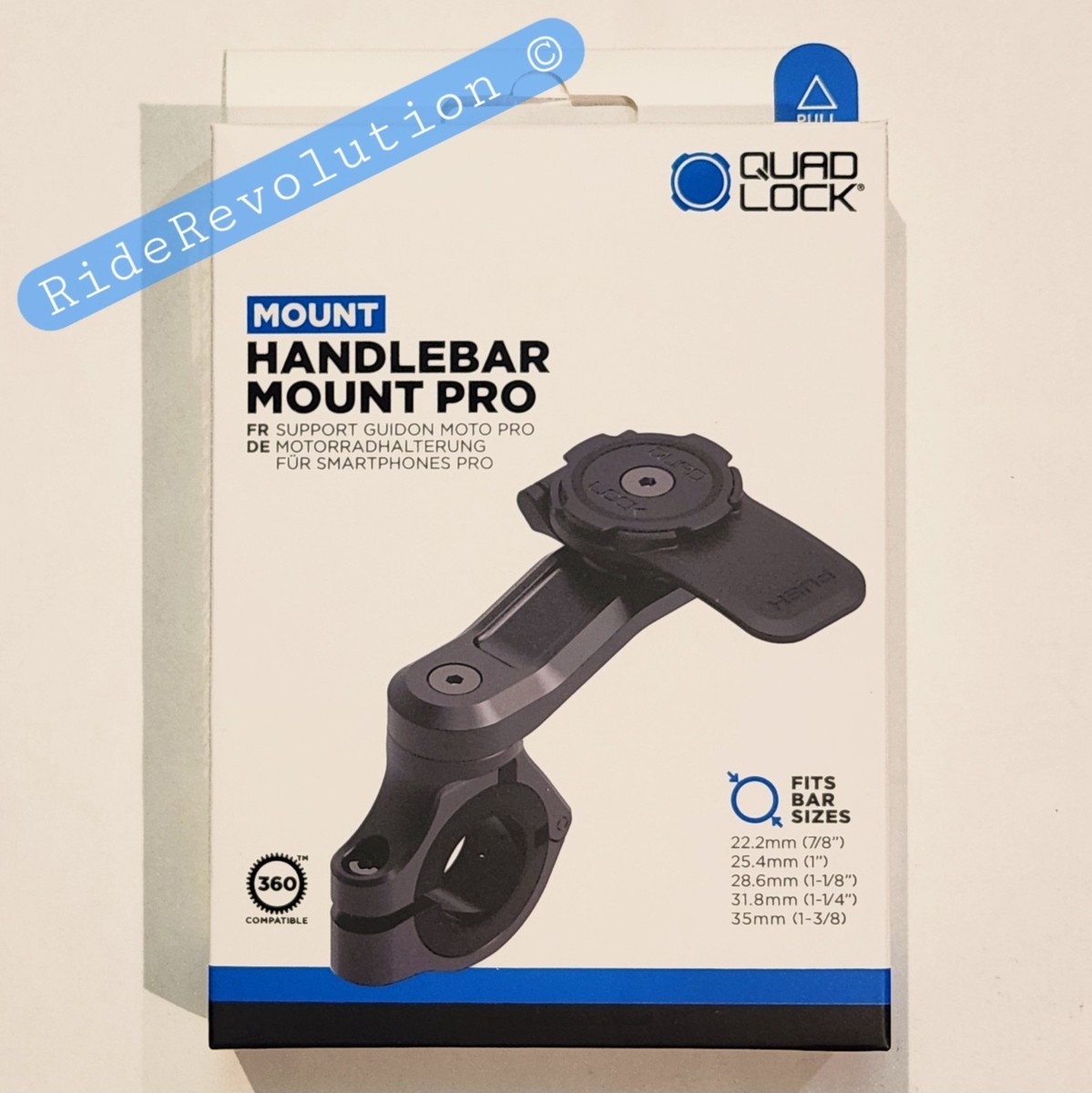 Quad Lock Motorcycle Handlebar Mount PRO for sale online | eBay