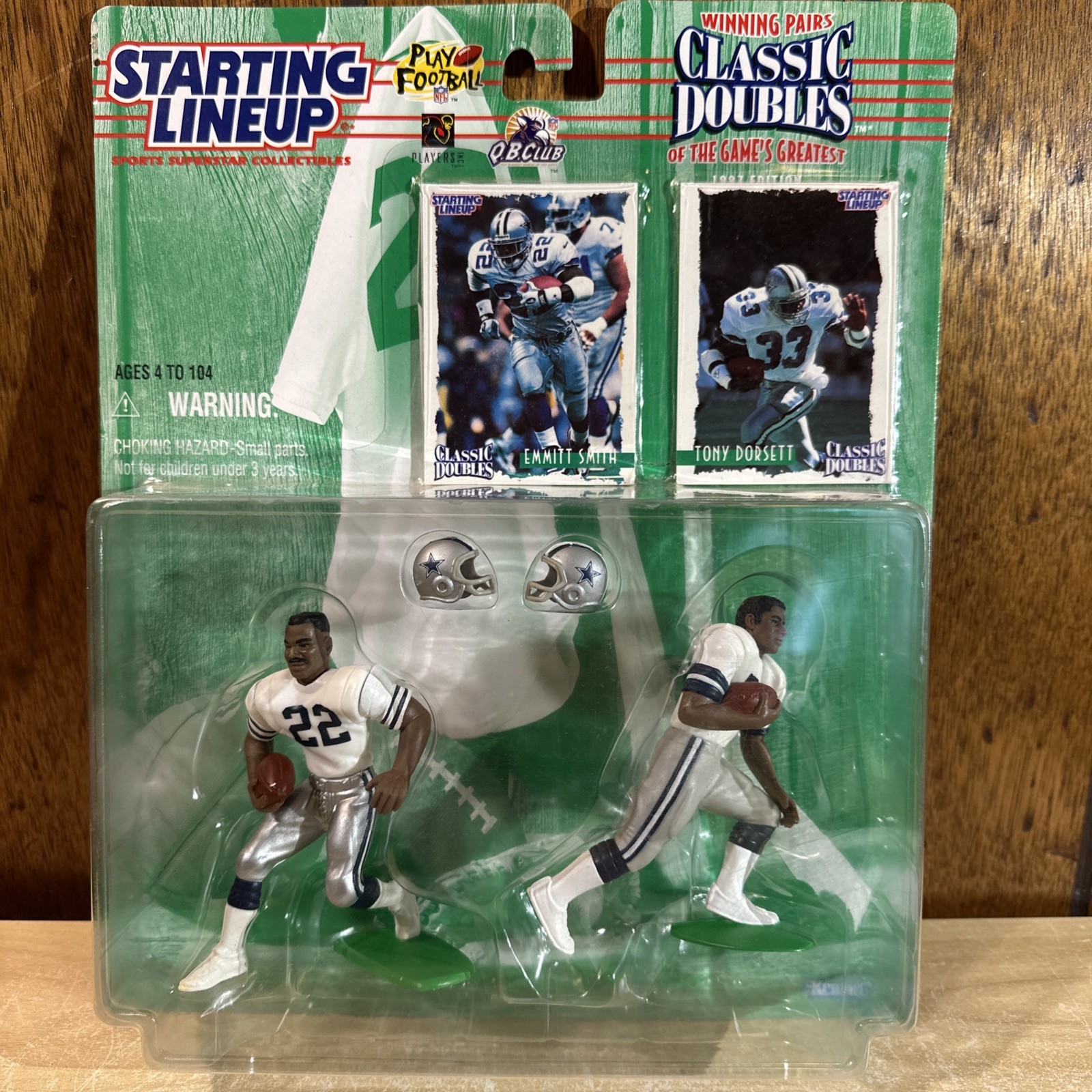 1997 NFL "Classic Doubles" Starting Lineup -EMMITT SMITH TONY DORSETT ￼NEW