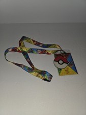 Pokemon Gotta Catch 'Em All Lanyard 2-Sided Pokeball Charm Pikachu Nintendo