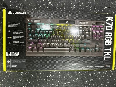 Corsair CH-911901A-NA K70 RGB TKL Champion Series Backlit RGB LED Optical Gaming