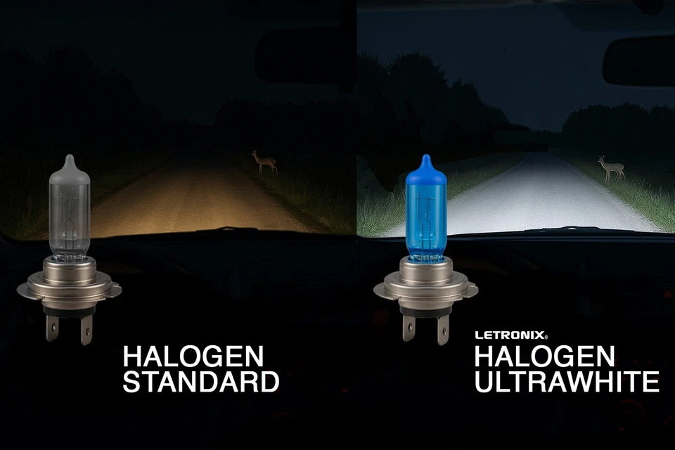 LETRONIX Halogen Sockel Leuchtmittel 8500K Xenon Gas Ultra White E-Prüfzeichen - Bild 3 von 4