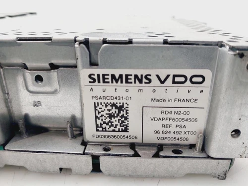 96624492XT Sistema Audio/Radio Cd para PEUGEOT 207 X-Line 2006 9003760 - Imagen 5 de 10
