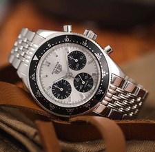Tag Heuer Autavia 42mm Chrono Watch Limited Edition (#1545 of 1932) Panda Dial