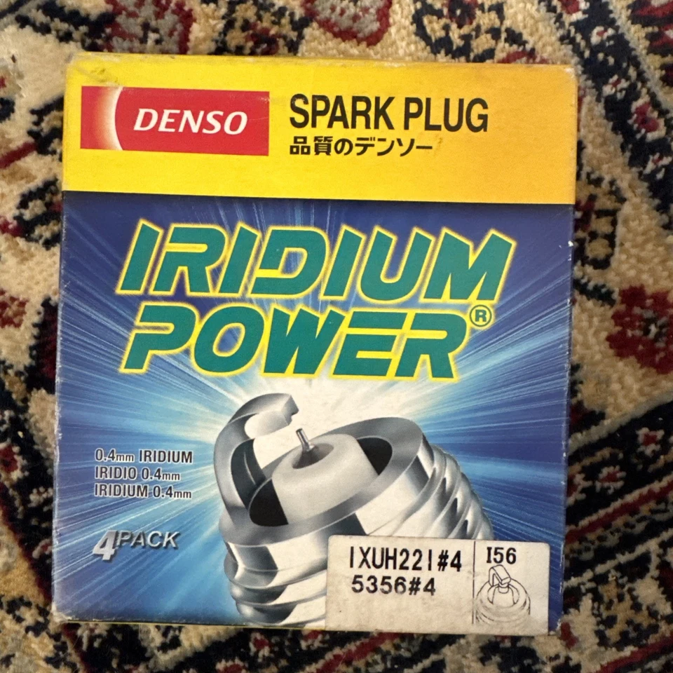 Denso 铱动力火花塞 IXUH22I #4(数量 4)适用于讴歌 TL、MDX、2011 RACE — 第 3/4 张图片