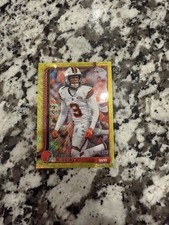 2025 Topps Chrome Jerry Jeudy Yellow Wave /275 Browns
