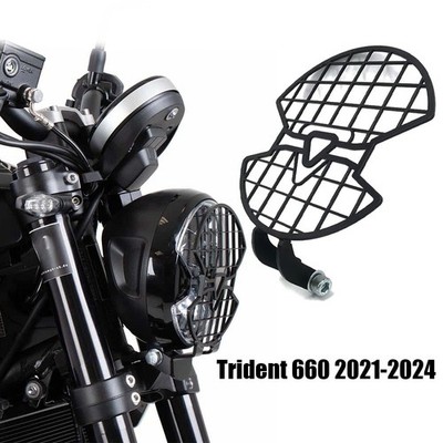 Grille Headlight Guard Front Lamp Protector For Triumph Trident 660 2021-2024