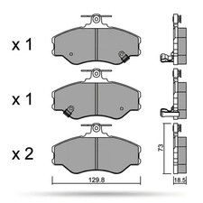 Plaquette de frein Hyundai H100