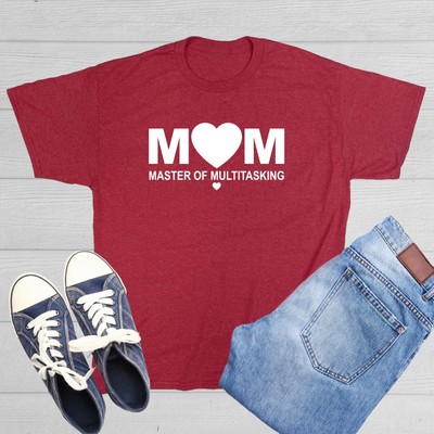Mom Master Of Multitasking Sarcastic Humor Graphic Novelty Funny T Shirt