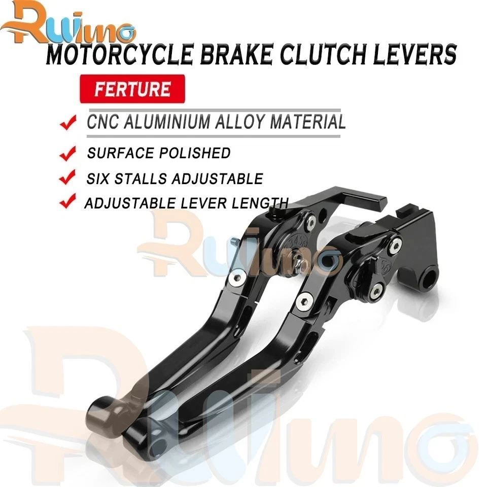 Fit For Suzuki GSX-R GSXR 600 750 1000 CNC Handle Grips Cap Brake Clutch Levers — 第 4/4 张图片