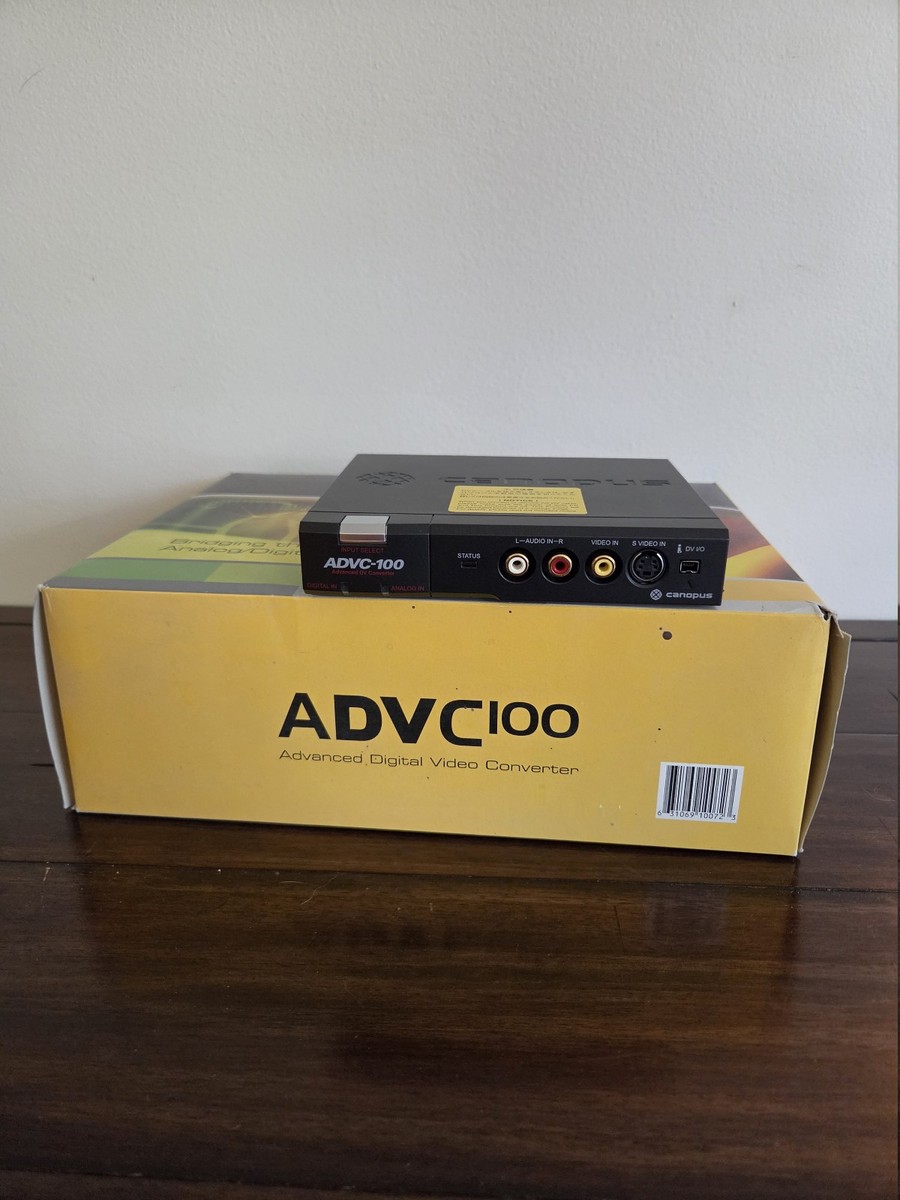 ★Canopus　カノープス　ADVC-100　アナログ映像デジタル変換器★ Canopus ADVC-100 Analog to Digital Video Converter for sale online