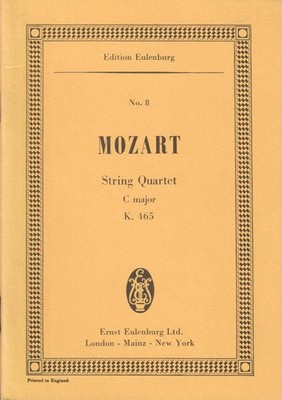 String Quartet C Major, K. 465