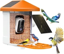 Bird Feeder with Camera with AI Identify Birds Species Solar Panel, Smart Bird