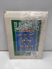Vintage Bernat 90s Christmas Candy Cane Ornaments Needlepoint Plastic Canvas Kit