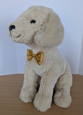 FAO Schwarz Golden Retriever Dog Plush Stuffed Animal Toy 12"