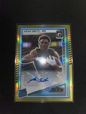 2025 Panini Optic Rated Rookie Arian Smith  Neon Yellow AUTO  83/99