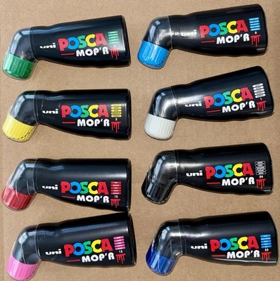 Uni POSCA MOP'R 8 Paint Marker Set Multi-Surface Art Graffiti Street Color Pen