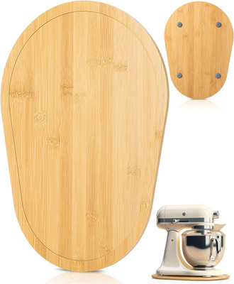- Kitchen Aid Mixer Slider, Natural Brown Wooden