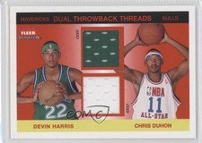 2004 Tradition Dual Throwback Threads Jersey 62/100 Devin Harris Chris Duhon 0p5