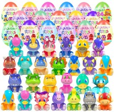 24 Pack Prefilled Easter Eggs with Dinosour Squishy Toys Inside Squeeze Toys ...