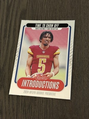 2024 Panini Absolute Introductions Time to Show Off #I-JDS JAYDEN DANIELS RC
