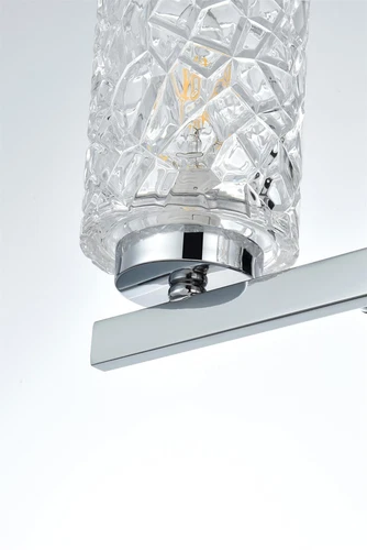 Living District Cassie 31" Wall Sconce In Chrome - Picture 6 of 8