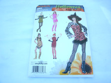 Vintage Simplicity 0802 HALLOWEEN Easy to Sew Pattern--Size A-XS-XL