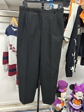 Valentino Women’s Size 12 Pleated Wool Trousers Pants Made In Italy Read!