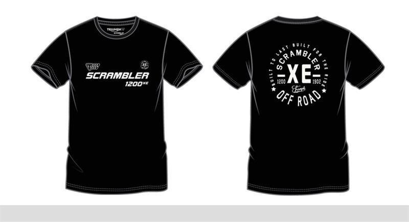 MTSA18212 TRIUMPH BICKERS SCRAMBLER 1200 T SHIRT Size XL | eBay