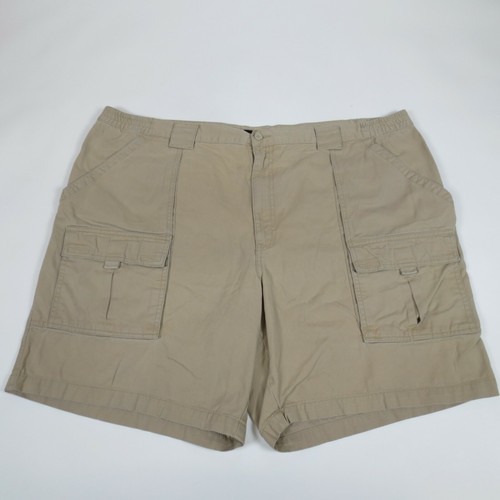 St Johns Bay Cargo Shorts 48 Mens Brown 