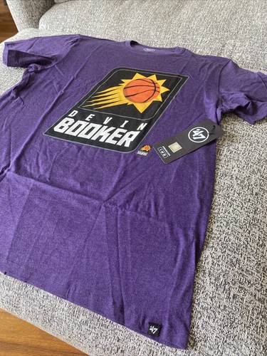 NEW Men’s Devin Booker Phoenix Suns T-Shirt Medium M ‘47 Brand l🔥The Valley🔥l - Picture 5 of 12