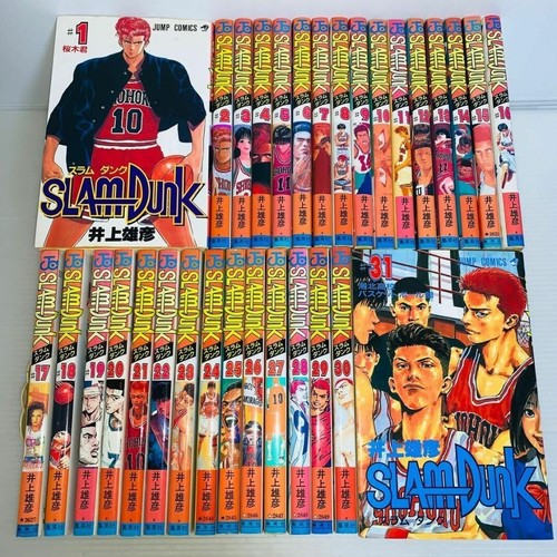 Juego de 4 cómics Slam Dunk Vol.1-31 manga versión japonesa vendedor de Japón usados - Imagen 2 de 2