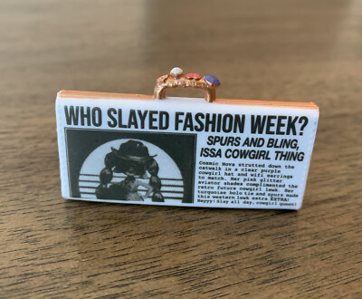 LOL Surprise OMG DOLL Accessories Set DA BOSS Newspaper PURSE Hand Bag  EXTRA