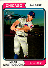 2023 Topps Heritage Baseball #550 Chicago Cubs Rookie RC Miles Mastrobuoni     