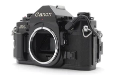 [NEAR MINT w/Date Back] Canon A-1 A1 Black Body 35mm SLR Film Camera From Japan