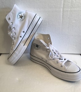 white converse high tops ebay