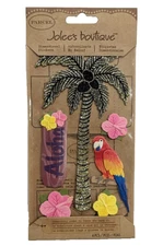 JOLEE'S BOUTIQUE Parcel Dimensional Stickers - GLITTER PALM TREE - 6 pcs