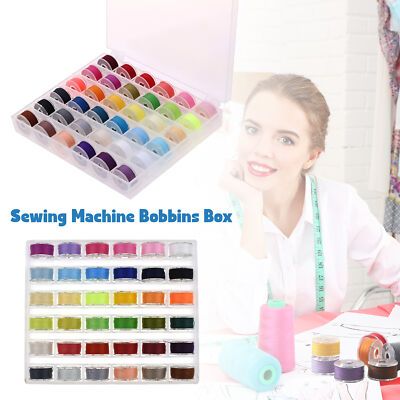 36 Farben Spulen Spulen Koffer Organizer Nähmaschine Spule Klar Box Aufbewahrung