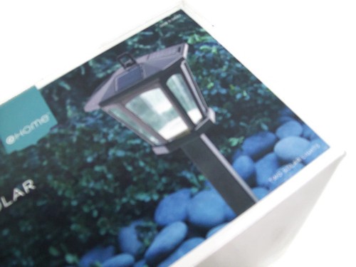 High Output Solar Lantern Garden Stake Natural White LED Light Set of 2 New - Picture 2 of 5