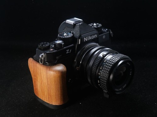 Handmade Wood L Hand Grip Handle Aluminium alloy Plate Base for Nikon ZF Camera - Picture 23 of 23