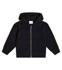 Burberry Kids Timmy Check cotton jersey Zip Up Hoodie Size 6M 6 Months NEW
