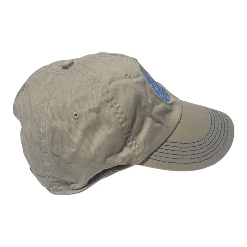 Timberland Adjustable Beige Blue Baseball Cap Hat Mens - Picture 3 of 9