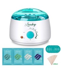 Professional Wax Warmer Heater Hair Removal Depilatory Home Waxing Kit Beans USA
