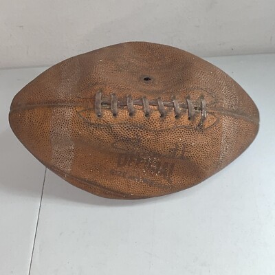 Vintage Sonnett Official Size &amp; Weight Genuine Cowhide Football w ...