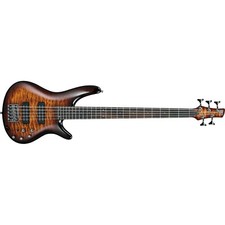 Ibanez SR SR405EQM Quilted Maple Dragon Eye Burst 5-String Bass  Free Gig Bag