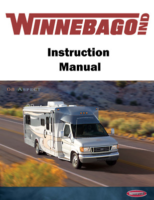 2008 Winnebago Aspect Home Owners Operation Manual User Guide Coil Bound