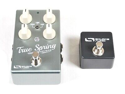 Used Source Audio SA247 True Spring Reverb Effects Pedal w/ SA167 Tap  Switch | eBay