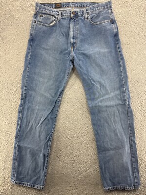 Ralph Lauren RL Mens Pants Denim Blue Jeans Size 36x34 Strait Leg 67437